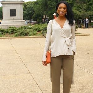 Champagne Wrap Shirt